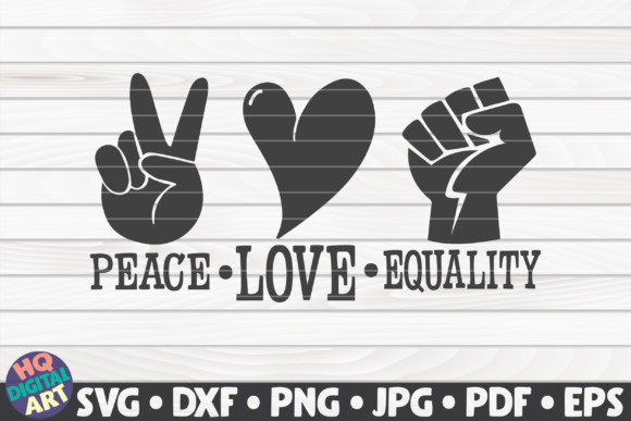 Peace Love Equality BLM Quote Review for Real Projects