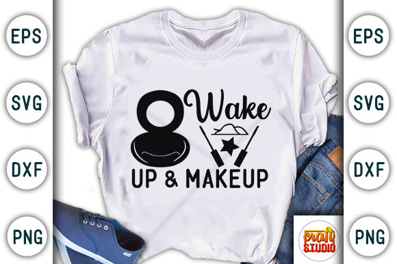 Wake Up Makeup: A Bold Embroidery Design for Creative Projects